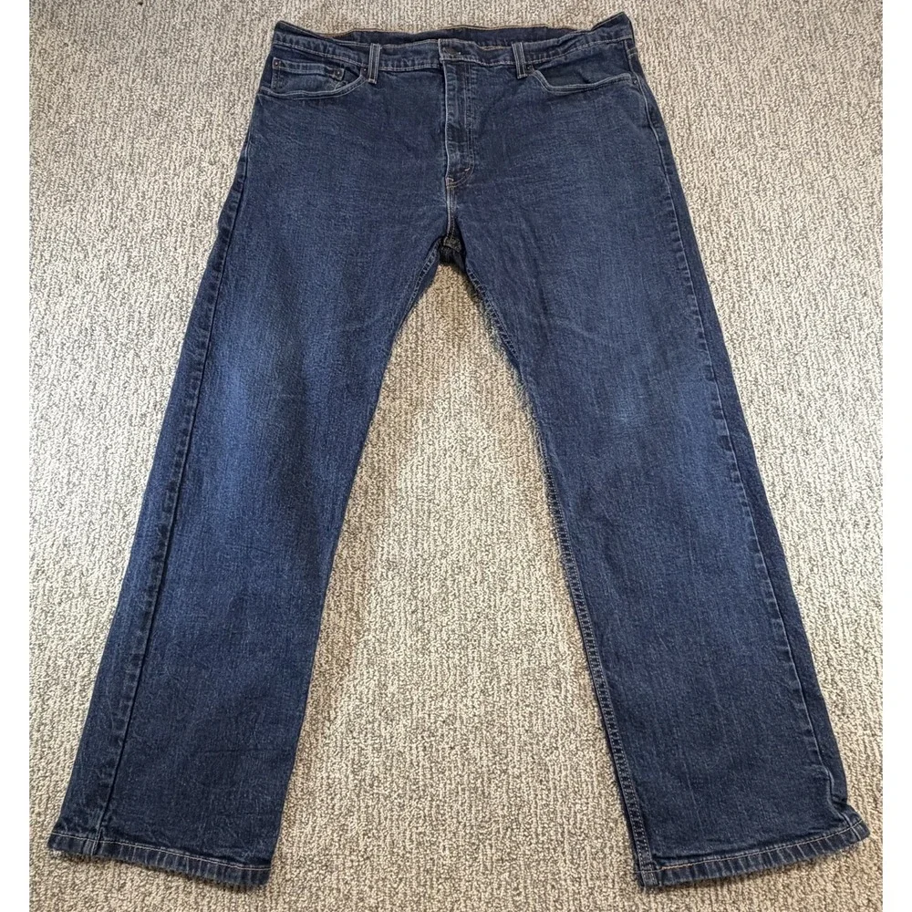 Levi's Size 40x30 Men's 505 Jeans‎ Levi Denim Classic Relaxed Fit Straight Leg